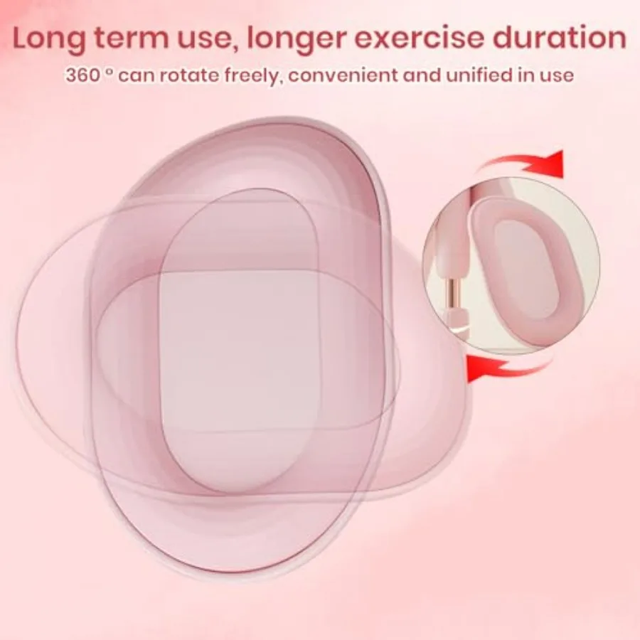 Thigh Master Exerciser for Women, 360°Adjustable Resistance Inner Pelvic Floor Muscle Thigh Exerciser and Back Training Rope -50