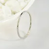 DARHSEN Fashion Jewelry Stainless Steel Small 1mm Girl Women Rings Solid Polished Black Silver gold Color size 3 4 5 6 7 8 9 10 2