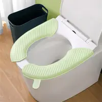 Twill Toilet Mat Waterproof Multicolored Four Seasons All-purpose Toilet Seat Toilet Seat Cushion Washable Eva Toilet Seat 2