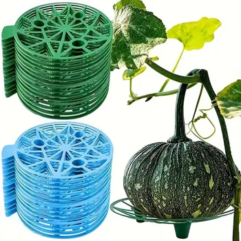 5/10Pcs Watermelon Stand Anti- Rotting Gardening Melon Fruit Tray Plastic Fruit Bracket for Strawberry Watermelon Plant Support 1
