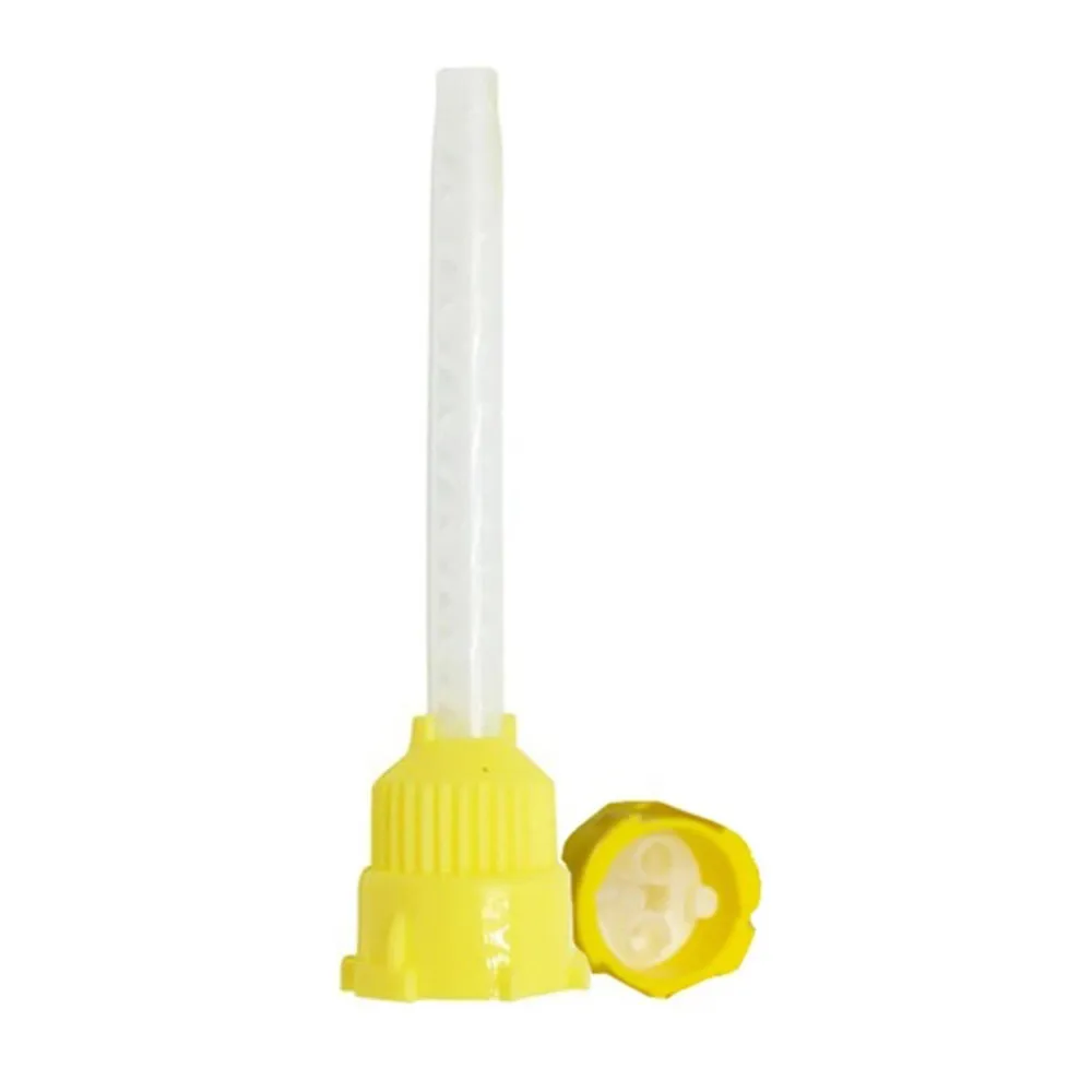 20pcs/Lot Dental Mixing Tips Impression Materials Lab Denture Laboratory Color Tubes Disposable Silicone Rubber Mix Head Dentist