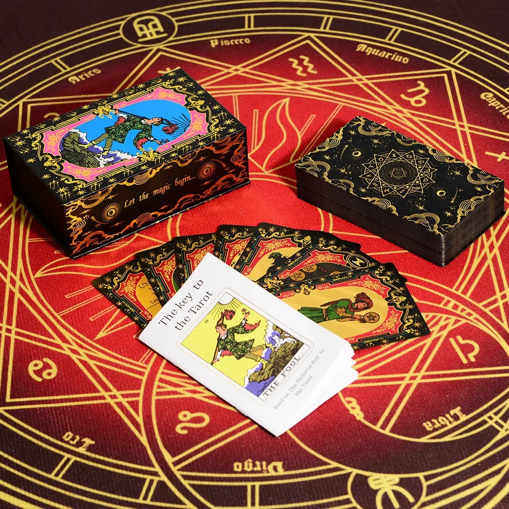 【タロットカード】レアカラー✨薔薇色ローズゴールド仕様 プラスチック製 箱入り ファイナルローズタロットカード (正規品・希少) | タロクル