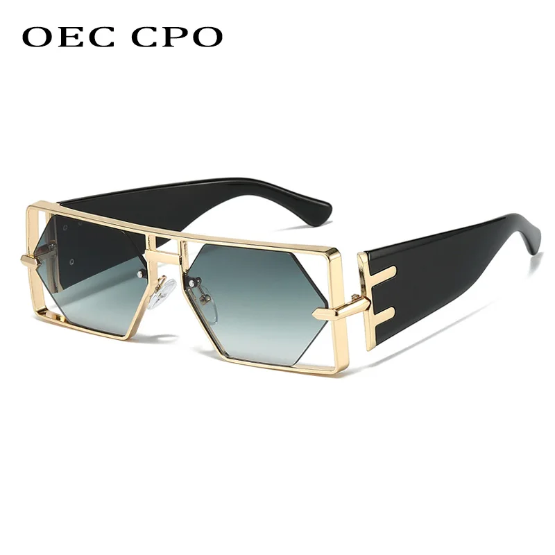 Ins Popular Double Bridges Sunglasses Women Fashion Punk  display picture 1