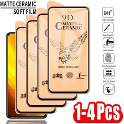 Matte Ceramic Film for Xiaomi Poco X3 Pro F3 M3 M4 11T 12T Pro Screen Protectors for Redmi Note 11 10 9 8 Pro 9s 10s 8T 9T 9A 9C