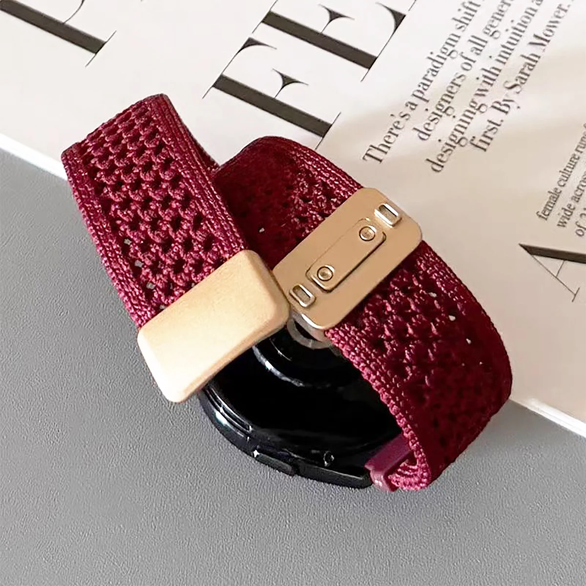 Braided Magnetic Band and Bracelet - 20mm/22mm Strap