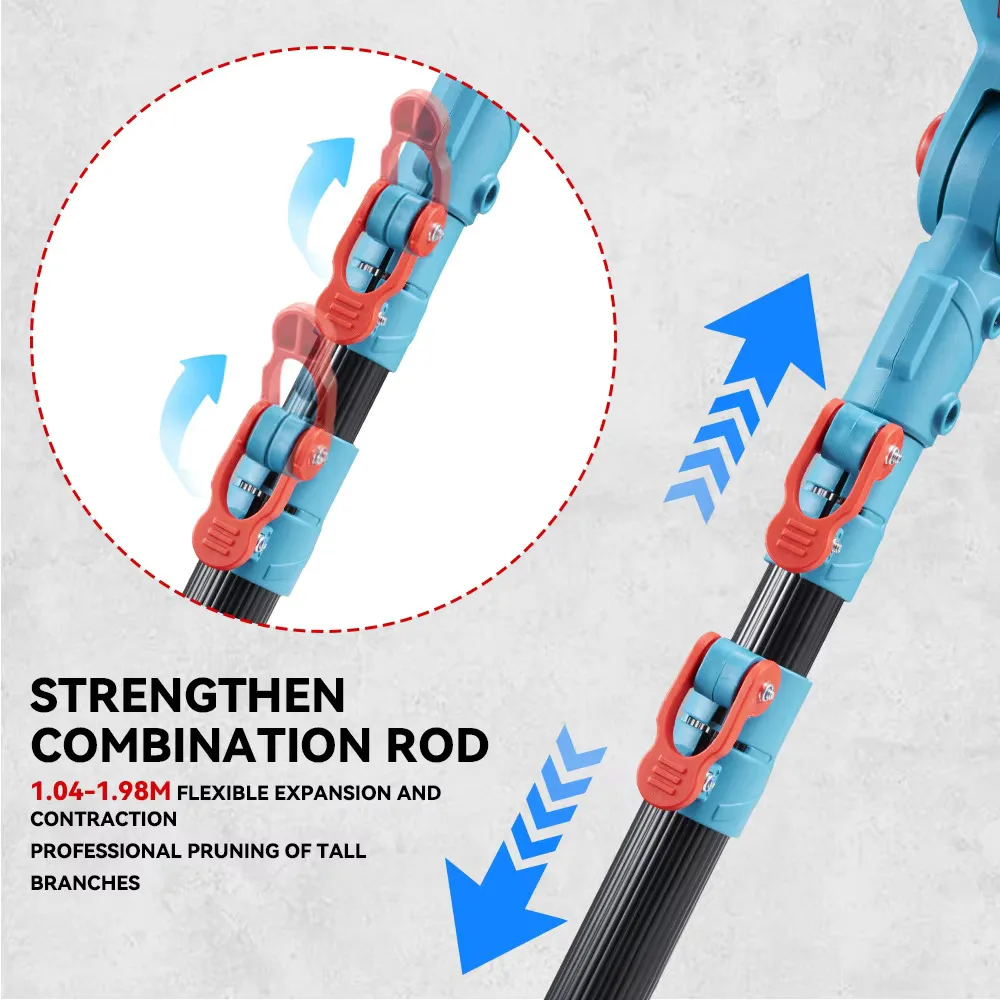 Electric Pruning Saw 3-in-1 Brushless Telescoping Electric Pole Chainsaw
