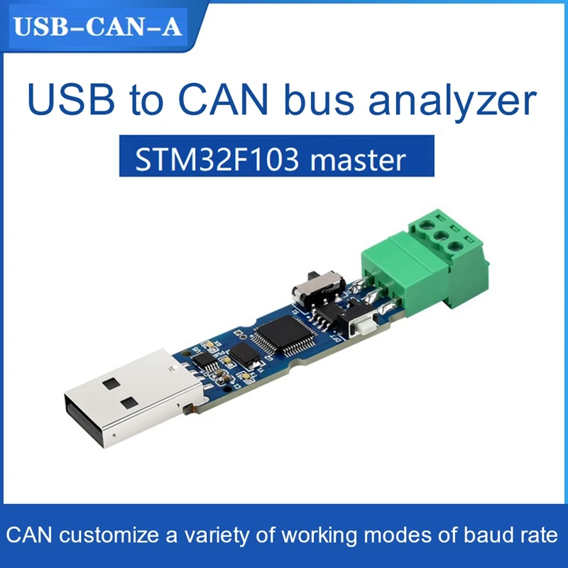 

Waveshare USB To CAN Adapter Analyzer STM32 Chip Scheme Multiple Working Modes Multi System Compatible