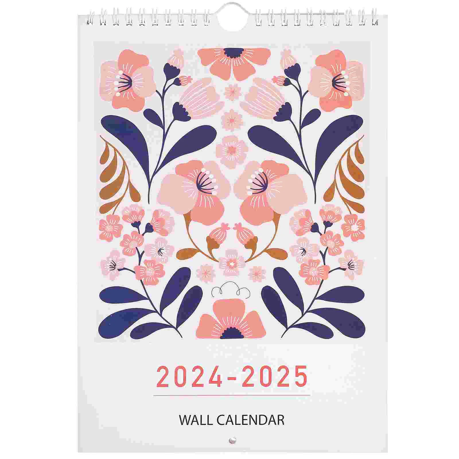 

Абстрактный настенный календарь 2024, вешалка для планировщика, ежемесячная подвесная бумага, большой офисный Декор