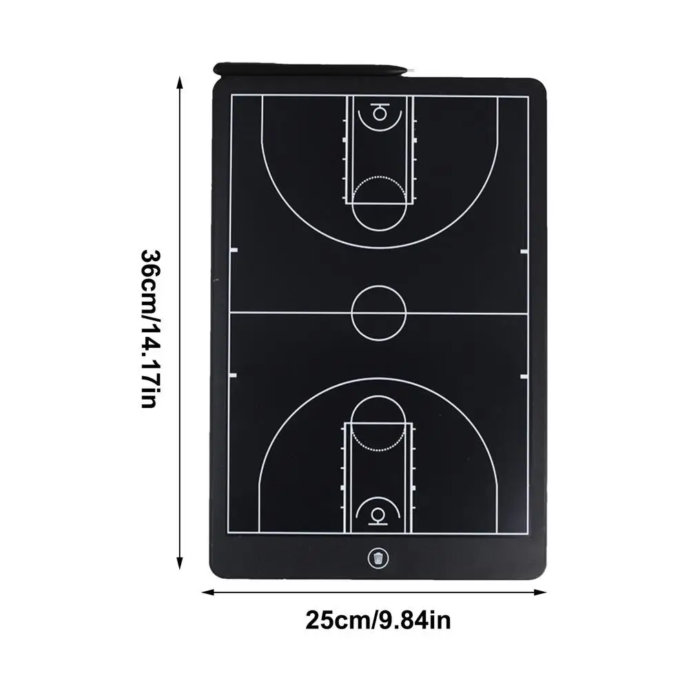 thumbnail image 1 of Tablero de entrenamiento LCD para baloncesto, tablero de marcadores LCD para fútbol, tablero de entrenamiento con bolígrafo para entrenamiento de fútbol, tableta de escritura, 1 of 5