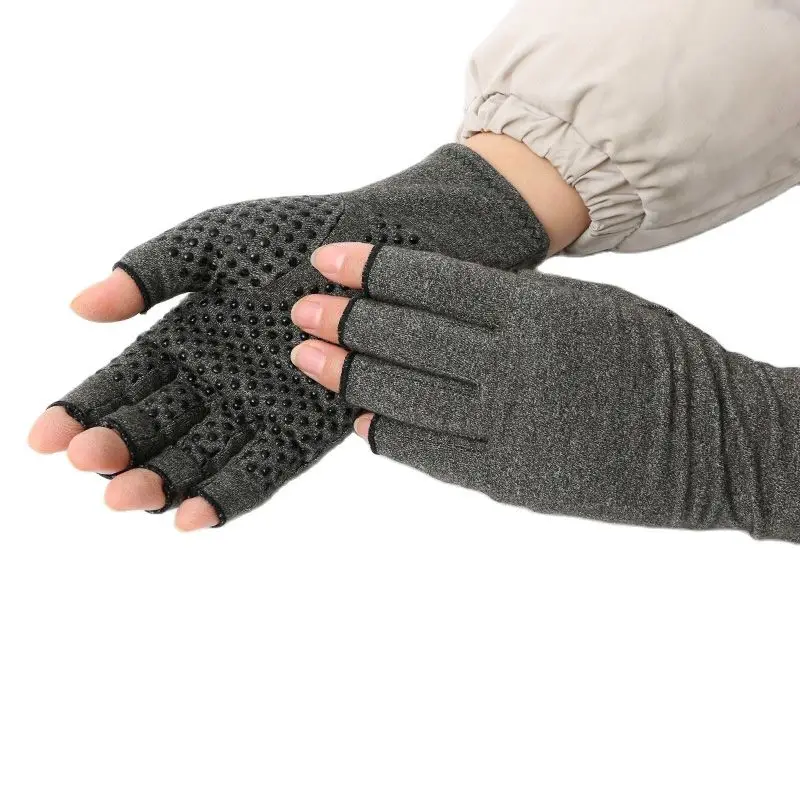 1 Pair Anti-Arthritis Compression Gloves Help Increase Circulation Reducing Pain Fingerless Gloves Arthritis Women Man