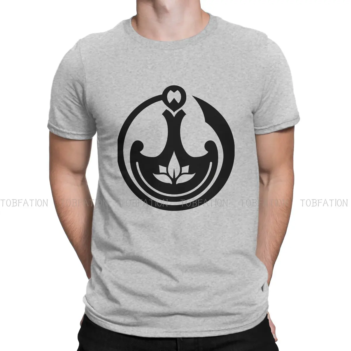 

Lahn O Neck TShirt Black Desert Pure Cotton Basic T Shirt Man's