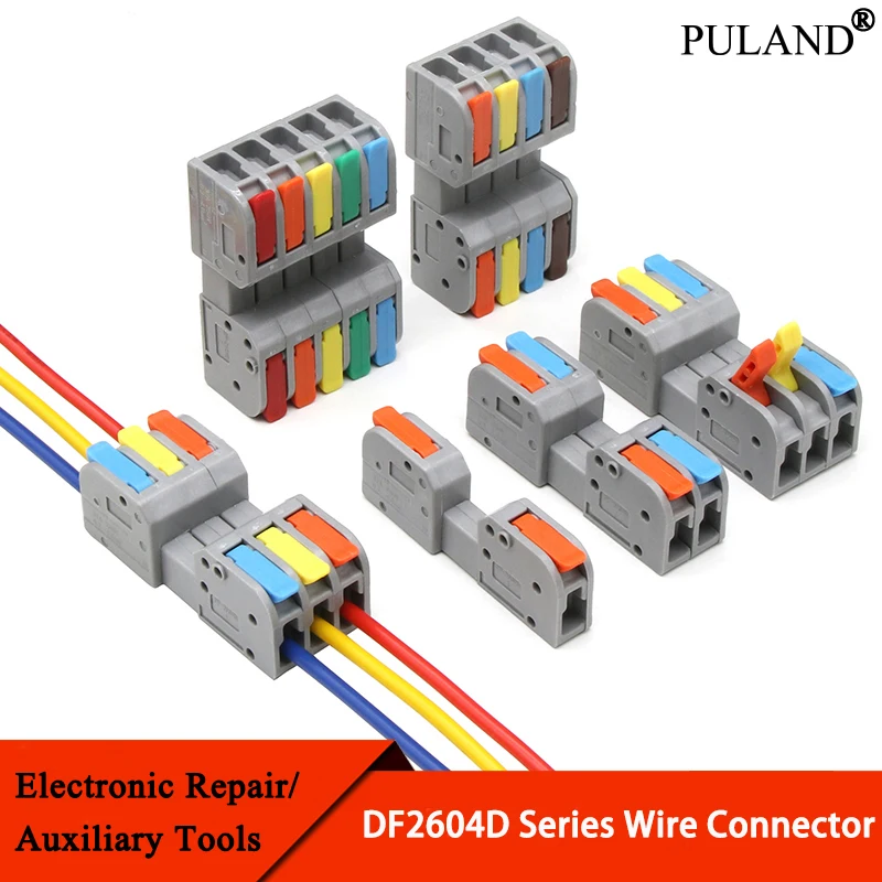 2/5/10pcs Docking Mini Quick Wire Connector Universal Compact
