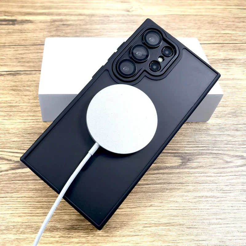 Luxury Magnetic Translucent Matte Case with Magsafe Wireless Charging Compatibility