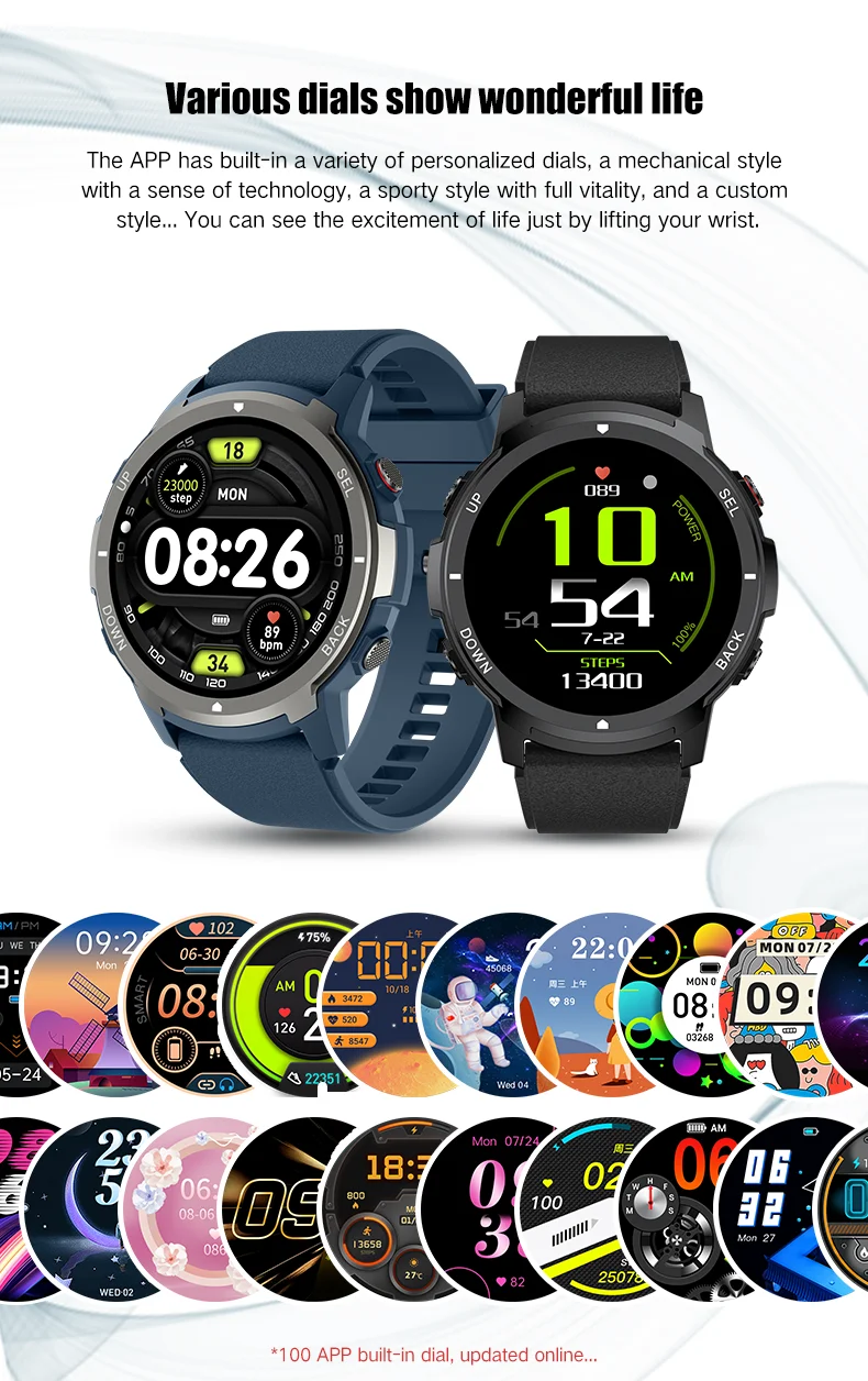IWO Pro S52 Ʈ ġ  100  , 1.39 ġ HD  ũ, IP68 ,  ȭ Ʈġ