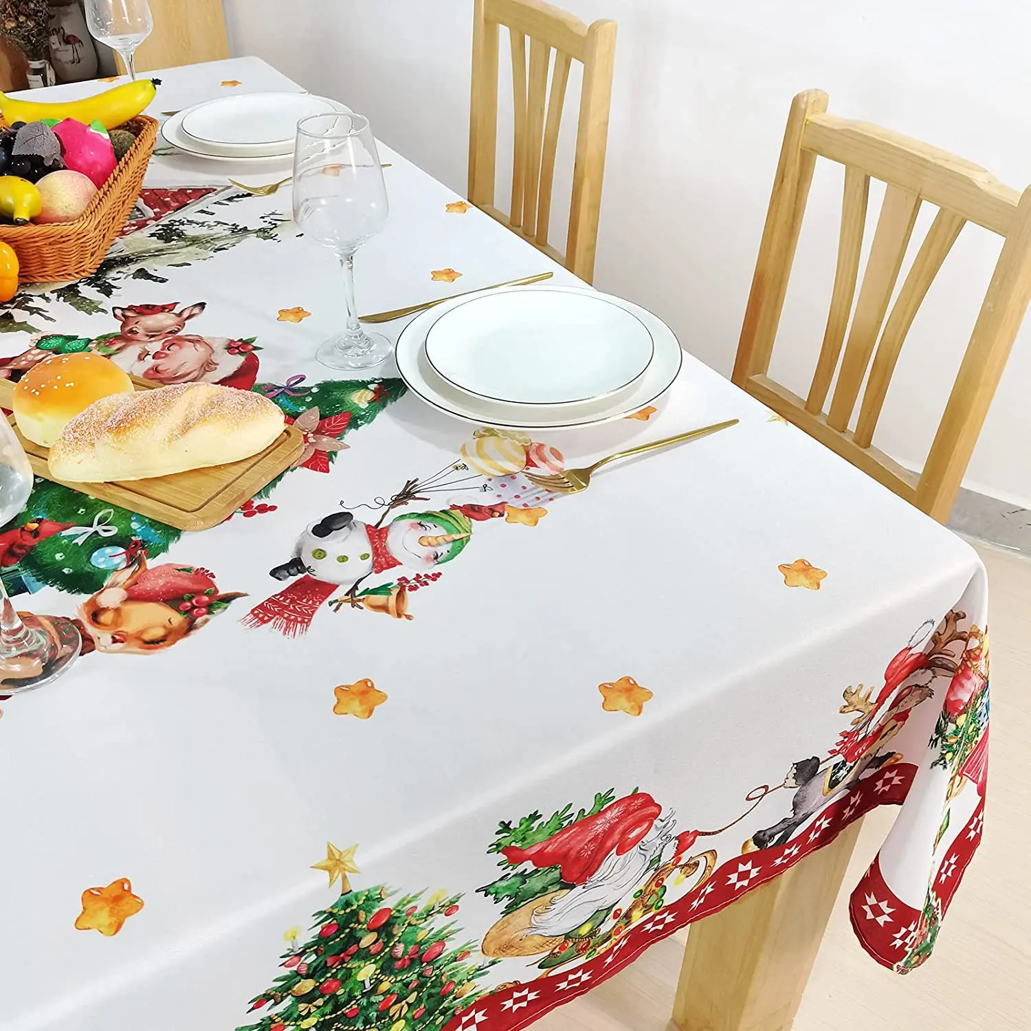 3D Christmas Tree 1448 Tablecloths