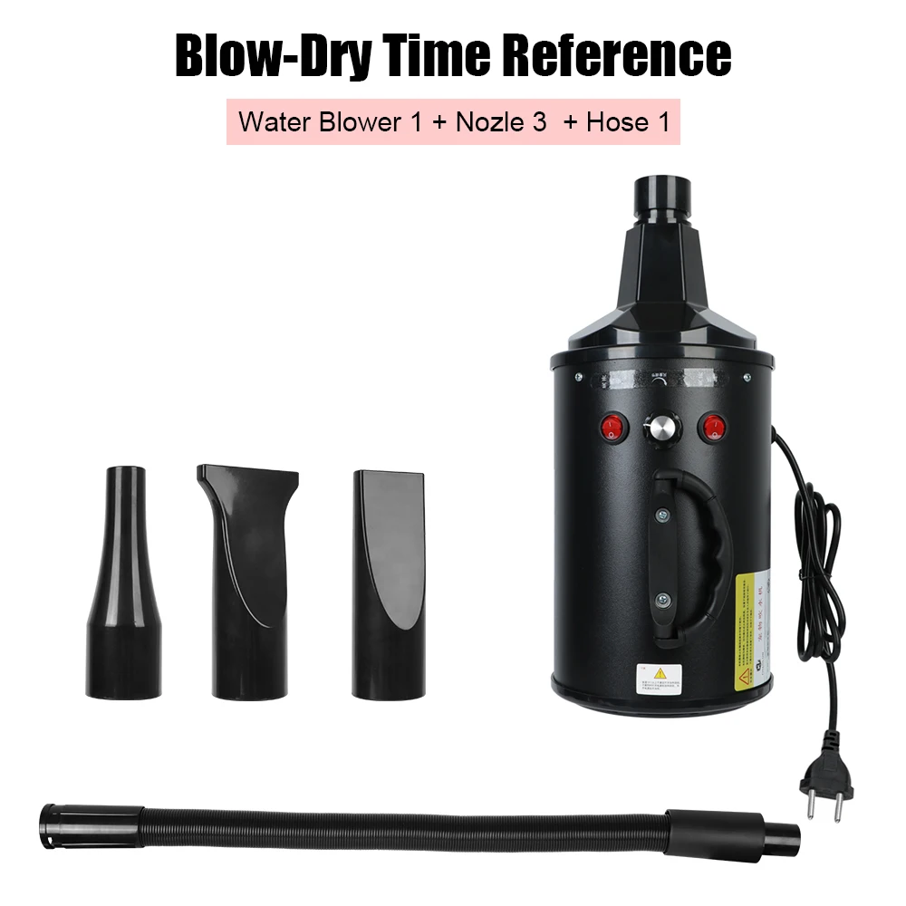 Adjustable Drying Hair Pet Cat Grooming Blower For Small Medium Large Dog Hair Dryer For Dogs Professional 2200W 220V EU Plug
