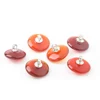 12mm Natural Stone Agate Shank Buttons Vibrant Onyx Round Gemstone Button for Scrapbooking DIY Sweaters Home Sewing Accessories 2