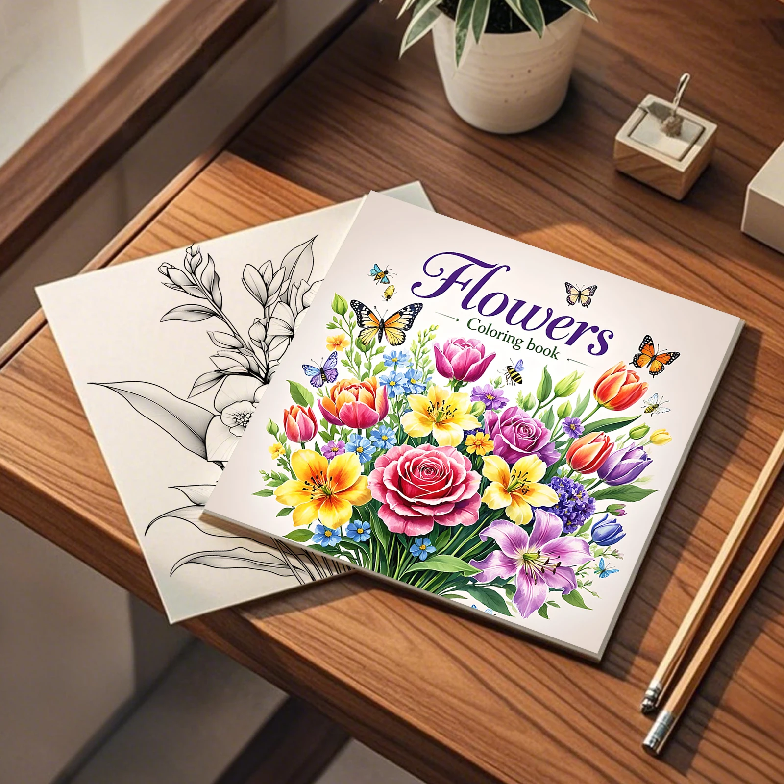 Art Coloring Book Adult Relieve Stress Kill Flower Coloring Graffiti Painting Drawing Art Book Stationerys Book For Children 3