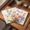 Art Coloring Book Adult Relieve Stress Kill Flower Coloring Graffiti Painting Drawing Art Book Stationerys Book For Children 3