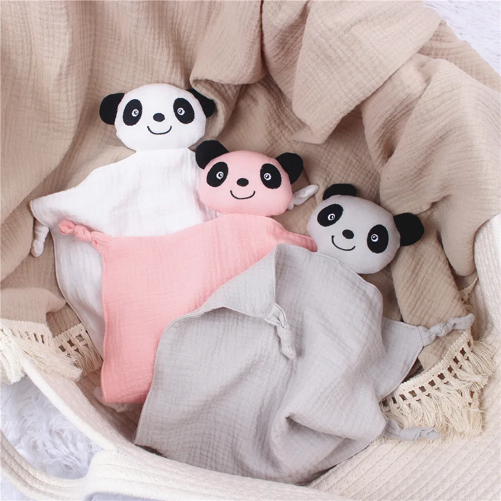 Teddy Bear Panda Baby Comforter 3d41dddf】Panda Towel Bibs