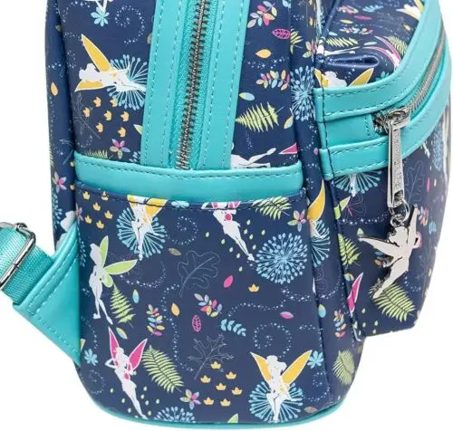 Disney Tinkerbell PU Leather Women Backpack Cartoon Chocolate Ice Cream Stitch Baby Yoda Brand Handbag for Girls Shoulder Bag