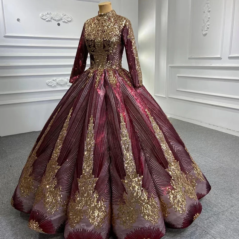 Рисунок 3 - Длинные вечерние платья с блестками RSM66754