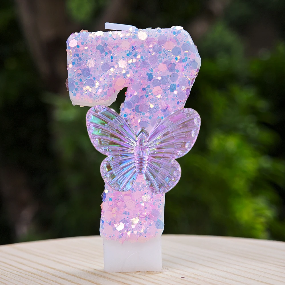 3D Schmetterlingskerze Schmetterlingsförmige Kerze Tortendekoration für Hochzeit Geburtstag Party Dekorationen Mädchen Geschenk Zubehör – Detail 8