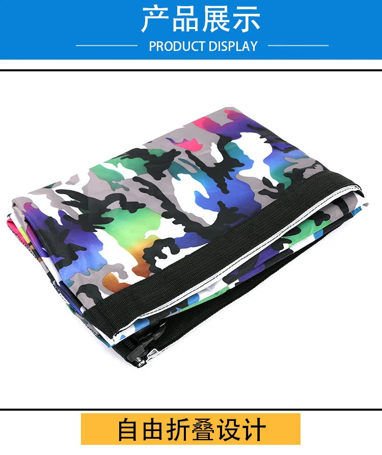 Description Picture 5 of itemLarge Capacity Folding Fishing Bag, Portable Tackle, Waterproof, Outdoor, Dry Fishing Gear for Handbag, Dazzle with Color