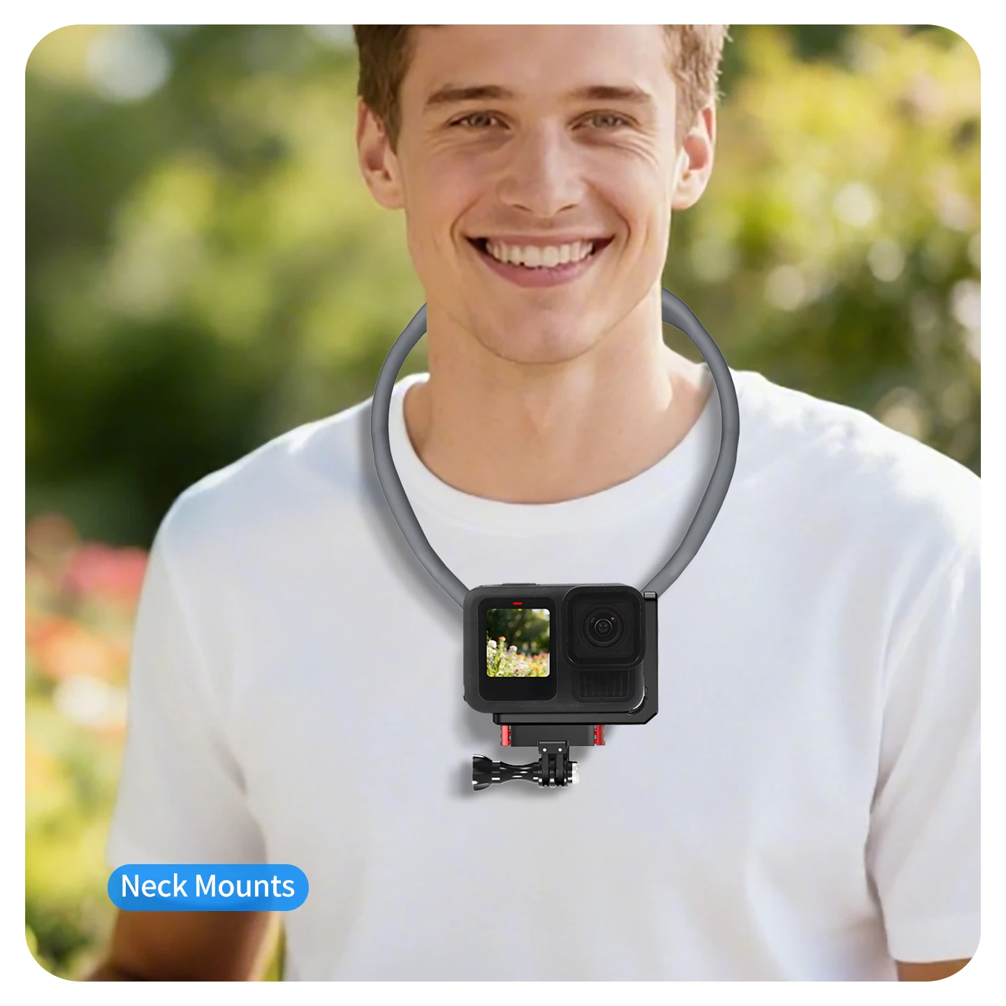 Horizontale vertikale Erweiterungshalterung L-Typ für GoPro Magnetstativadapter 1/4 ARRI Mount Motorrad Fahrrad Kamerazubehör – Detail 11