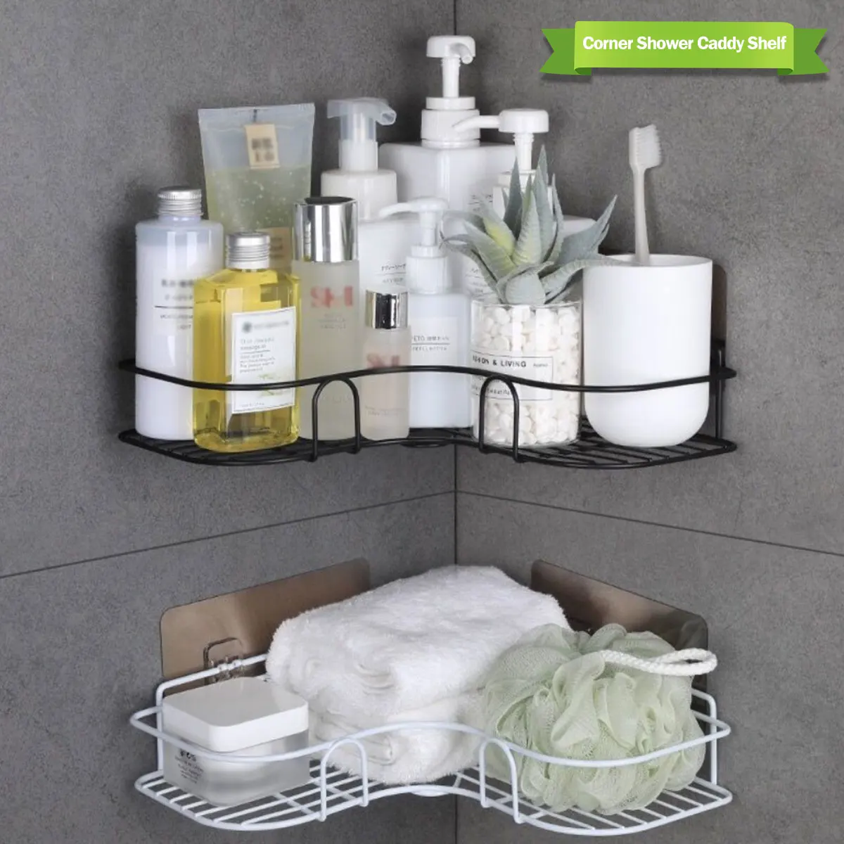 Hanging Shower Caddy Over Shower Head: Adjustable Large Shower Organizer -  Rust Proof Bathroom Shelf Shampoo Storage Rack - AliExpress