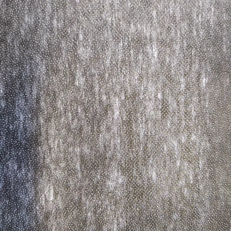 Monochrome Non-Woven Fabric Interfacing with Iron-On Adhesive