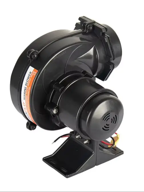 12V SFBB1-130-01 / 24V SFBB2-130-01 3 inch RV Yacht Fan Snail Fan ...