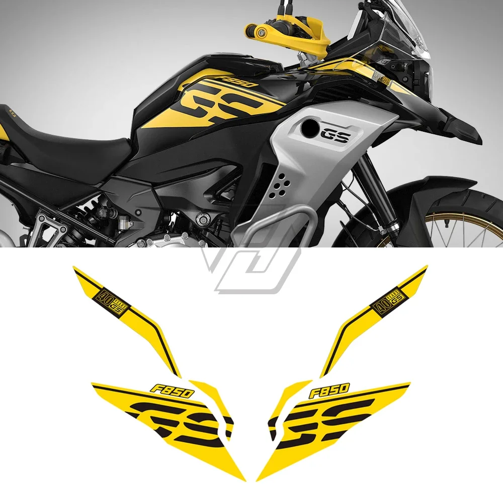 For BMW F850GS Triple Black Adventure 40 Year Decals 2019-2021 Motorcycle Fairing Sticker Kit