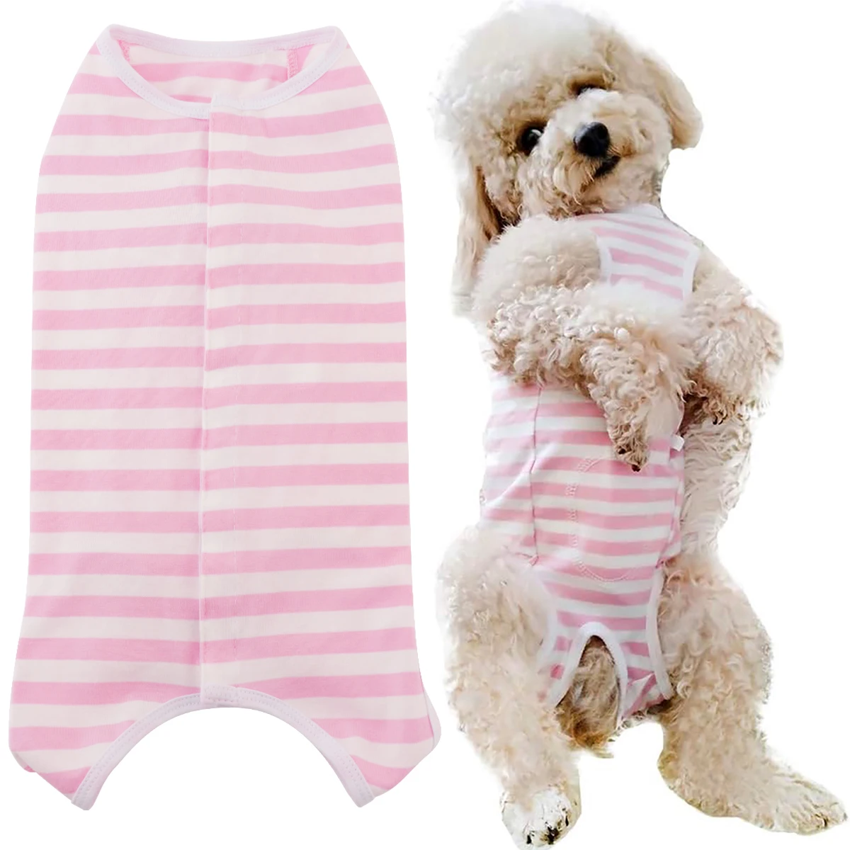 Dog&rsquo;s Recovery Suit Post Surgery Shirt Puppy Wound Protective Clothes for Little Animals pet clothes