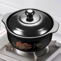 Casserole en céramique antiarina, ustensiles de cuisine chinois, casseroles à Leurs oût, marmite à soupe, casserole alimentaire, cuisine F2 3