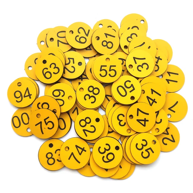 1-100 Yellow Black