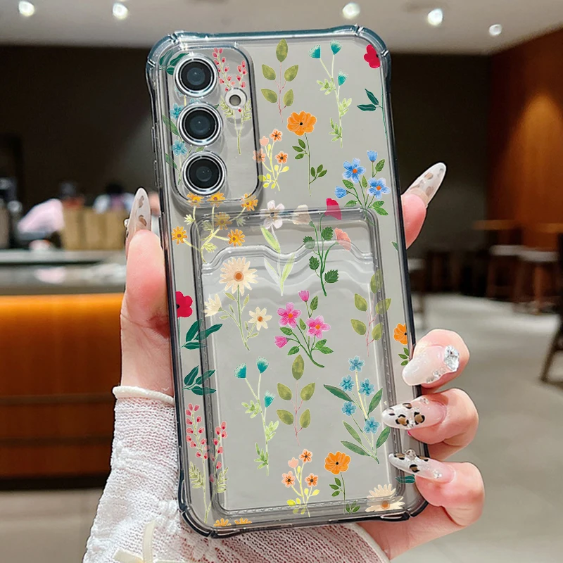 Vibrant Floral Phone Case - Colorful Flowers and Plants Design