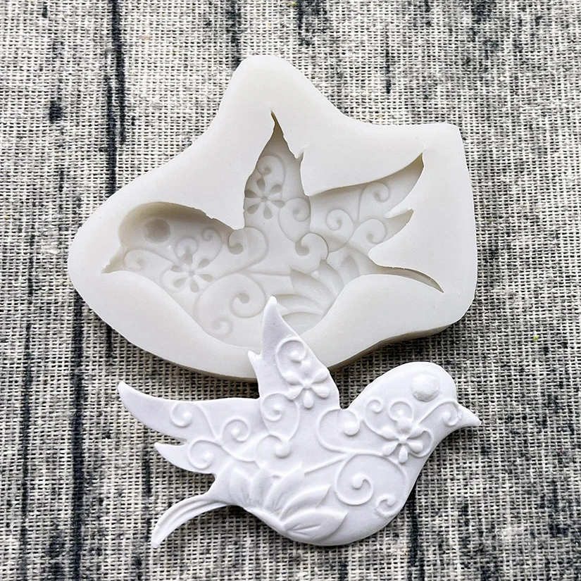 Taube Silikonform Schokolade Sugarcraft Form Fondant Kuchen Dekorieren Werkzeuge – Detail 1