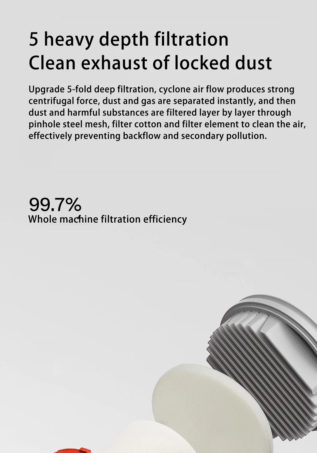 XIAOMI MIJIA Wireless Vacuum Cleaner 2 description image 7