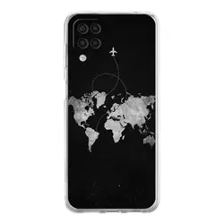 Cartoon World Map Scenery Phone Case - Samsung A32 (B7)