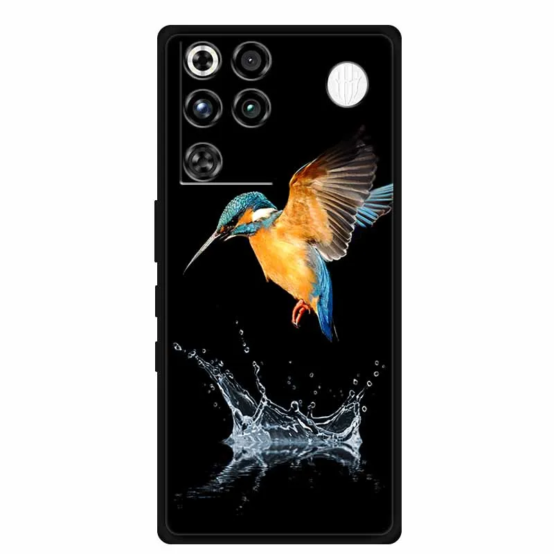 Sleek Black Silicone TPU Phone Case - Durable and Soft Back Cover