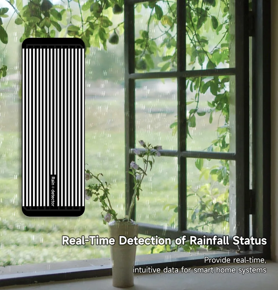 Powerful Rain Sensor For Home Automation Zigbee Wireless Real Time Water Savings