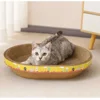 Cat Scratching Board Protect Furniture Grinding Claw Toys Oval Corrugated Paper Wear-resistant Cat Nest Cat Accessories 3