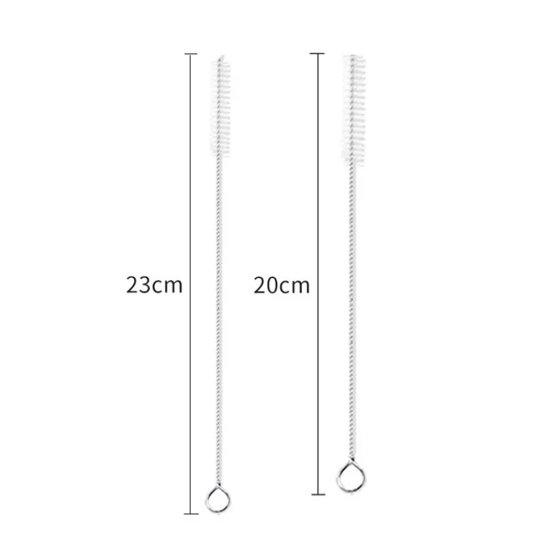 Stainless Steel Straw Brush Extended Thick Baby Bottle Brush Water Bottle Cleaning for Children Multipurpose Cleaning Tool cleaning brush bottle cleaning brush bottle brush cleaning brush set straw cleaning brush