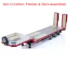 3 Axles RC 1/14 Metal Gooseneck Trailer CNC Model with UBEC Servo for Remote Control Tractor Truck Car Painted Toy THZH1752 1