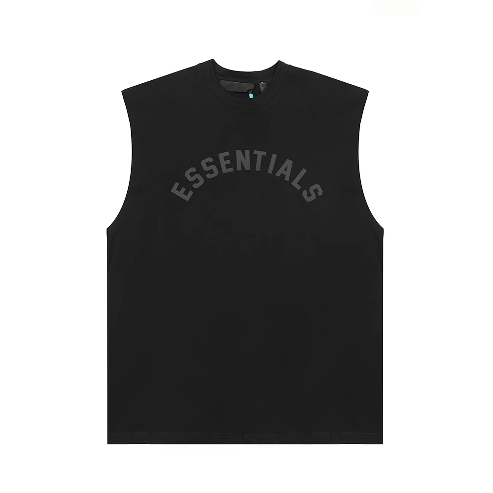 

23ss New Collection Esentials New Logo Vest High Quality Summer T shirt Sleeveless Men's Hip hop Fashion Tank Tops Vest