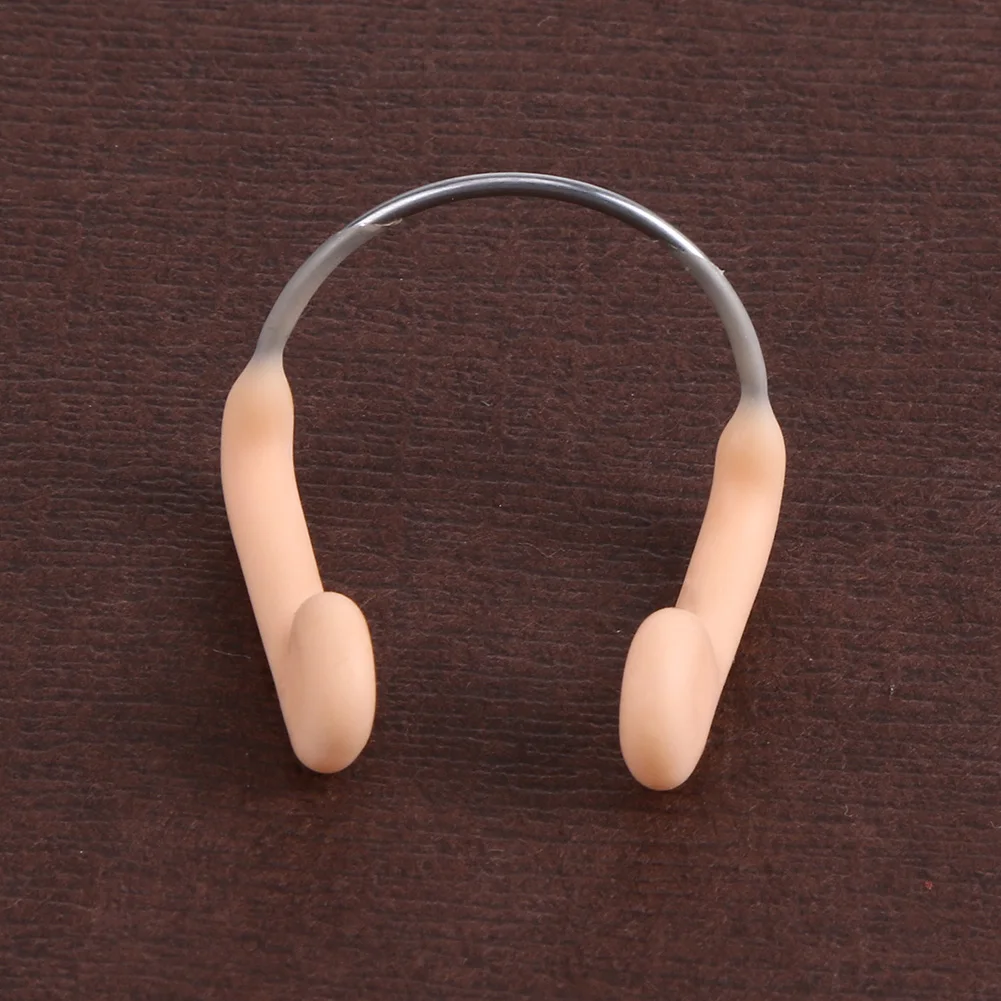 Durable No-skid Soft Silicone Steel Wire Nose Clip for Swimming Diving 6
