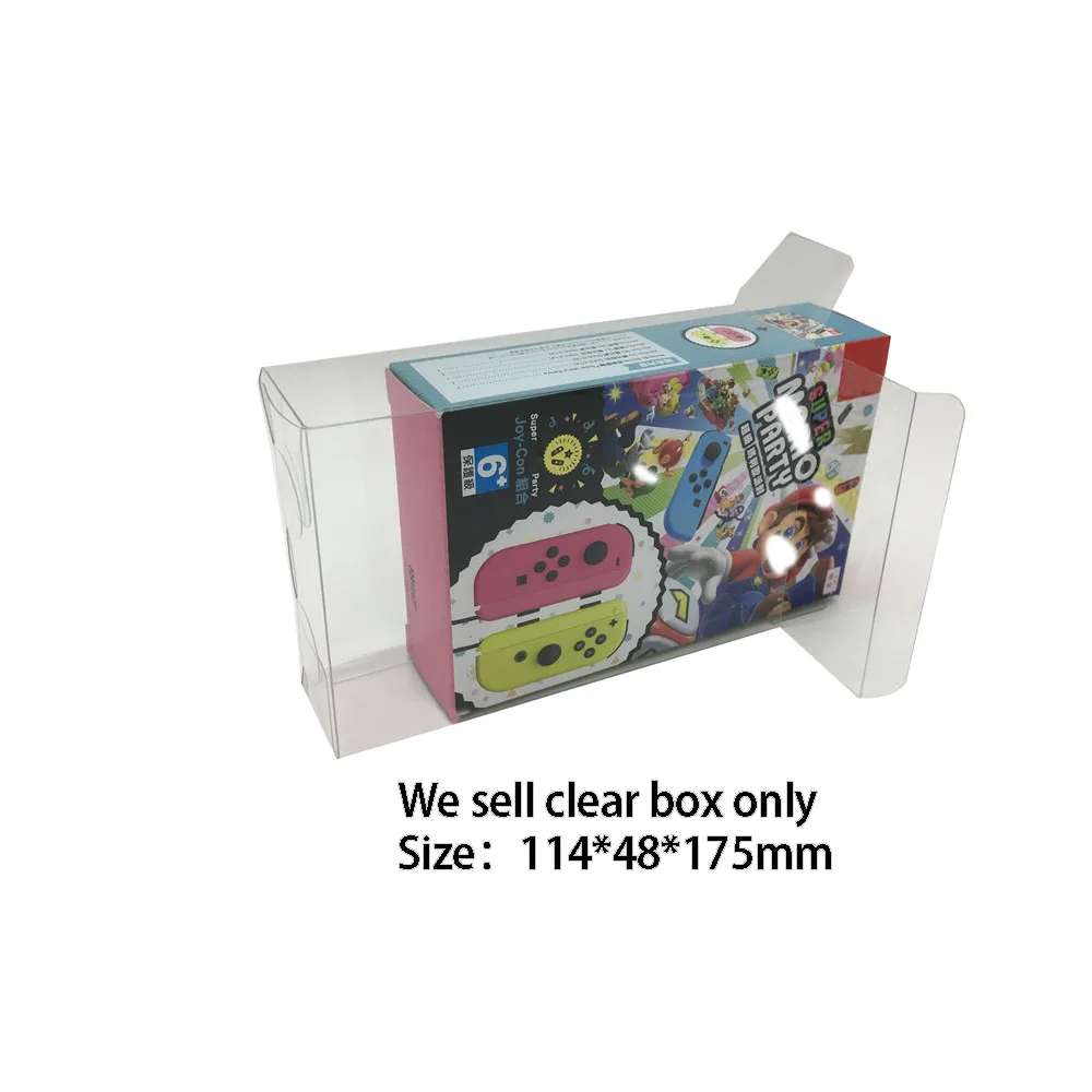 Cover Protettiva In Pet Trasparente Per Switch Ns Mariod Party Controller Bundle Version Storage Display Box Collection Case
