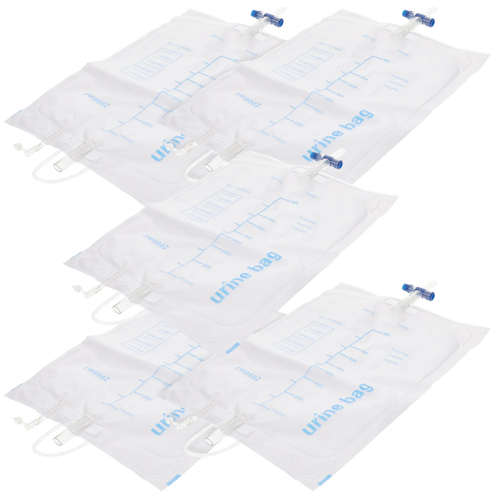Drainage Urine Collection Old Man Urination Thickened Storage Portable Drainage Elder 5 Pcs urine bag