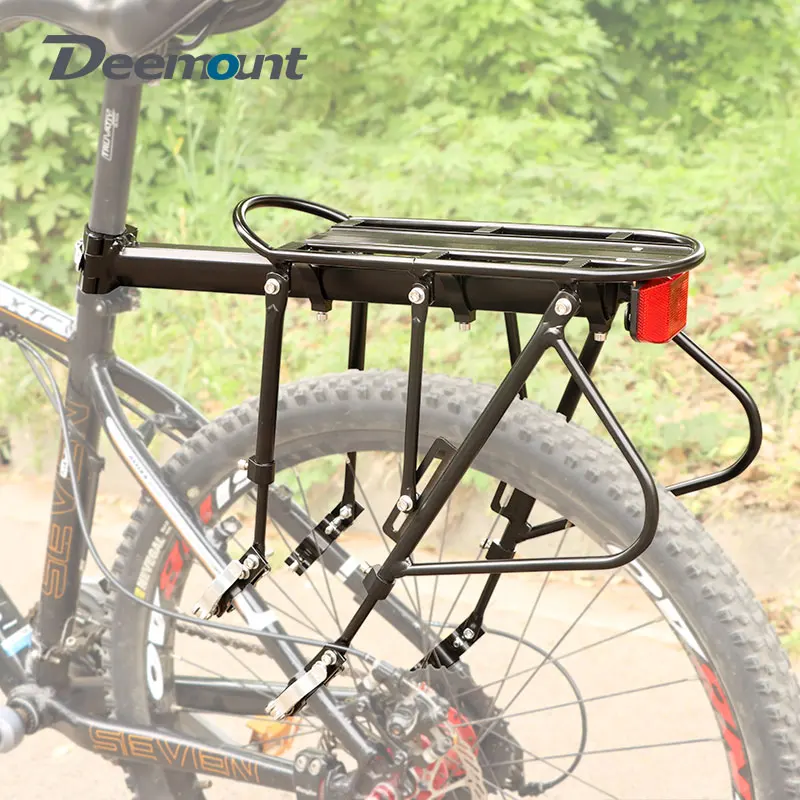 Deemount-portaequipajes para bicicleta de alta resistencia, soporte trasero  para carga de 24-29 pulgadas, 100 kg de carga, compatible con neumáticos